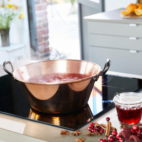 Jam pan 26cm copper for induction Baumalu