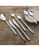 DEGRENNE Fuse Hammered 24pcs Stainless Steel Cutlery