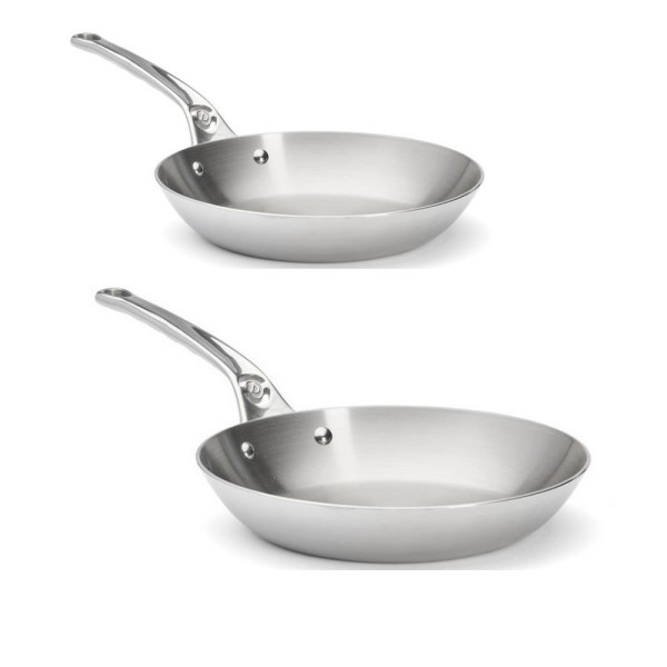 De Buyer Affinity set of 2 frying pans 24 and 28cm