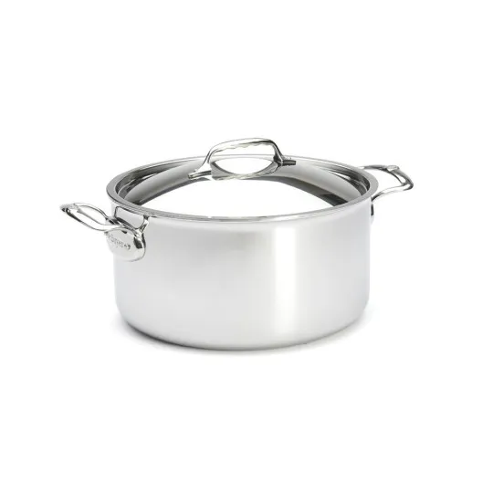 De Buyer Affinity stewpot stainless steel with lid - 4 sizes
