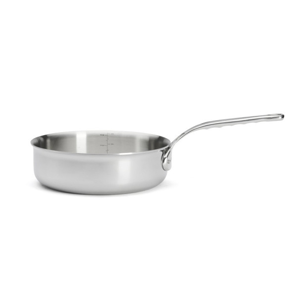De Buyer Affinity stainless steel straight sauté pan - 4 sizes