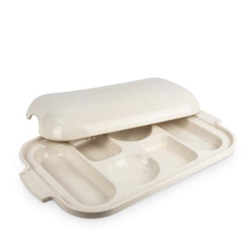 Peugeot Appolia ecru bakery plate dish tray