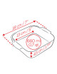 Peugeot Individual oven dish 18cm square Appolia - 4 colors