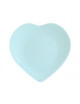 Deshoulières 6 white Mazarin heart dessert plates
