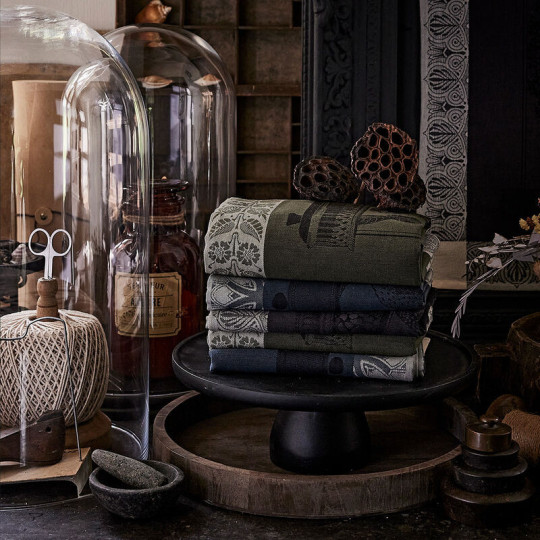 Le Jacquard Français Empire Floral Curiosities Tea Towel