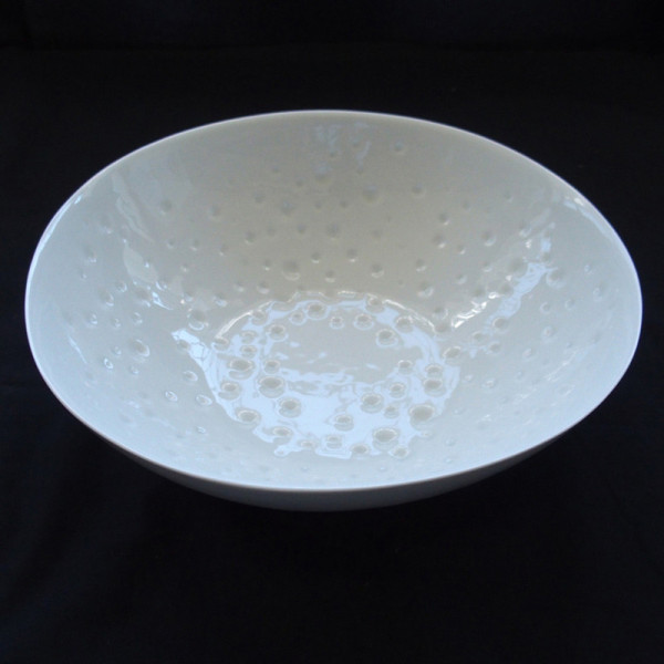 Jacques Pergay Coral porcelain salad bowl