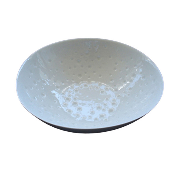 Jacques Pergay Coral porcelain salad bowl