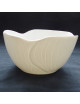 Jacques Pergay 6 Gingko white porcelain bowls