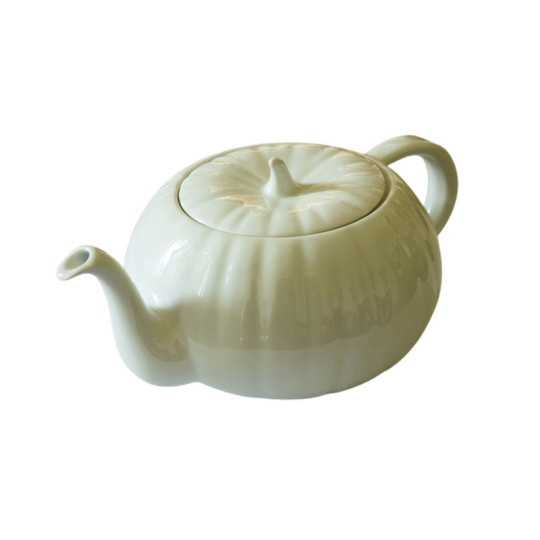 Jacques Pergay Porcelain Pumpkin Teapot