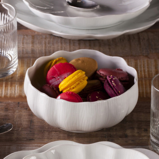 Jacques Pergay 6 porcelain Pumpkin bowls