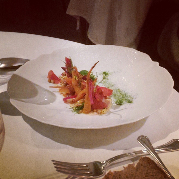 Jacques Pergay 6 porcelain salad plates - 2 sizes