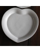 Jacques Pergay 6 porcelain Heart plates - 4 sizes