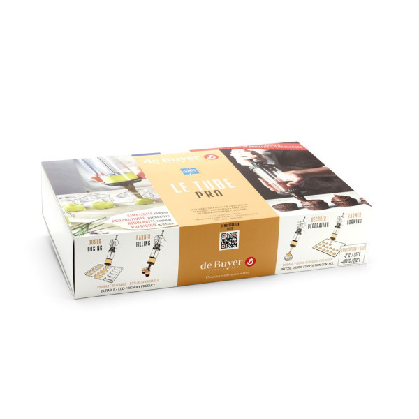 De Buyer le Tube Pro box 4 refills 12 sockets