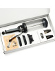 De Buyer Tube Piston Box with sandblasted kit pastry sringe