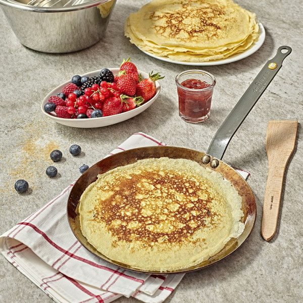 De Buyer Mineral B pancake pan - 3 sizes