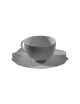 Jacques Pergay 6 Smock cups and saucers - 2 sizes