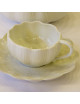 Jacques Pergay 6 Pumpkin cups and saucers - 2 sizes