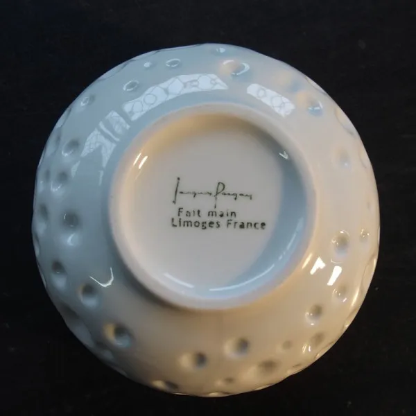 Jacques Pergay Coral porcelain 6 bowls - 3 sizes