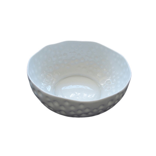 Jacques Pergay Coral porcelain 6 bowls - 3 sizes
