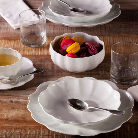 Jacques Pergay 6 Pumpkin Citrouille porcelain plates - 3 sizes