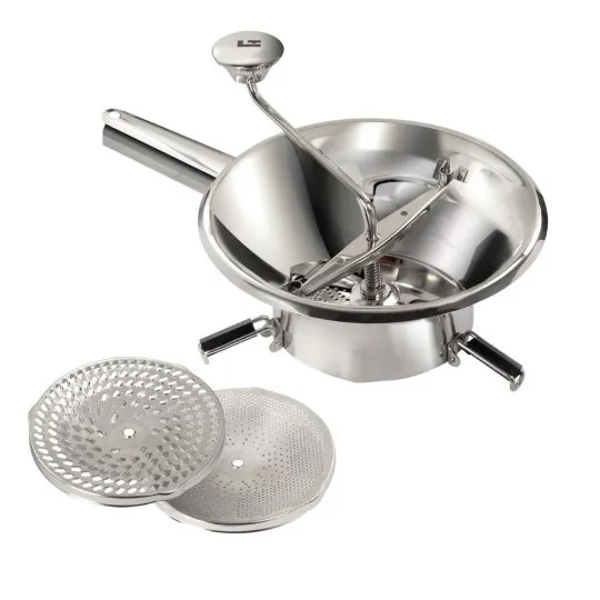 Stainless steel vegetable mill 24 cm - 3 grids