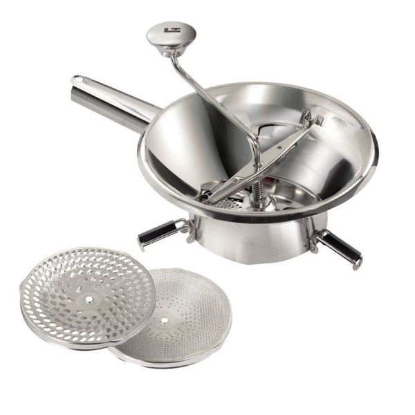 Stainless steel vegetable mill 24 cm - 3 grids