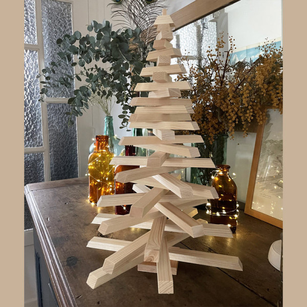 MON SAPIN WOODY Small wooden Christmas tree - 2 sizes