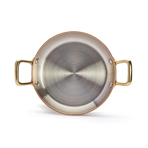 De Buyer Inocuivre round oven dish copper-stainless steel brass - 4 sizes