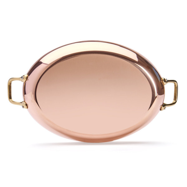 De Buyer Inocuivre Oval baking dish copper-stainless steel brass - 2 sizes
