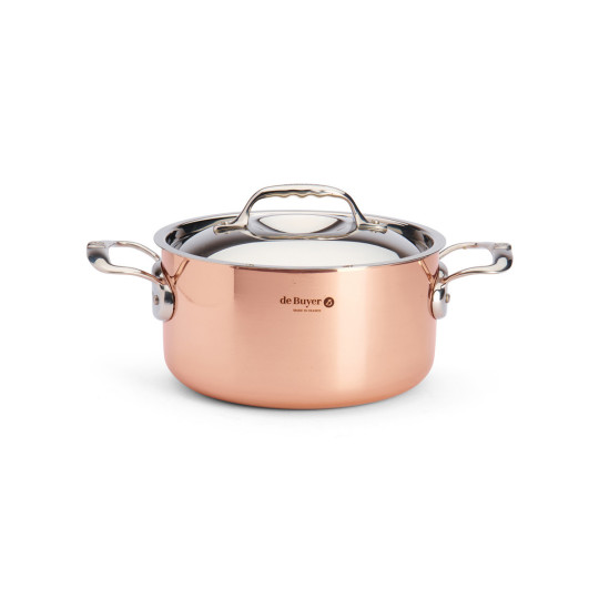 De Buyer Inocuivre stewpot with lid  - 4 sizes