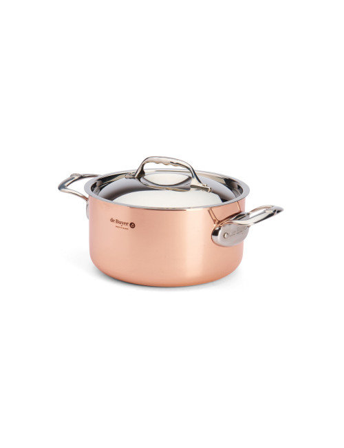De Buyer Inocuivre stewpot with lid  - 4 sizes