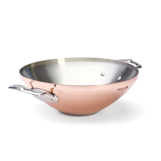 De Buyer Prima Matera Wok copper stainless steel 32cm