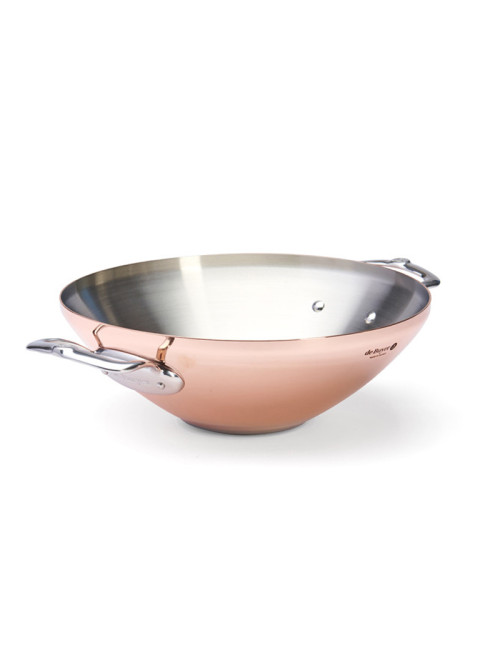 De Buyer Prima Matera Wok copper stainless steel 32cm