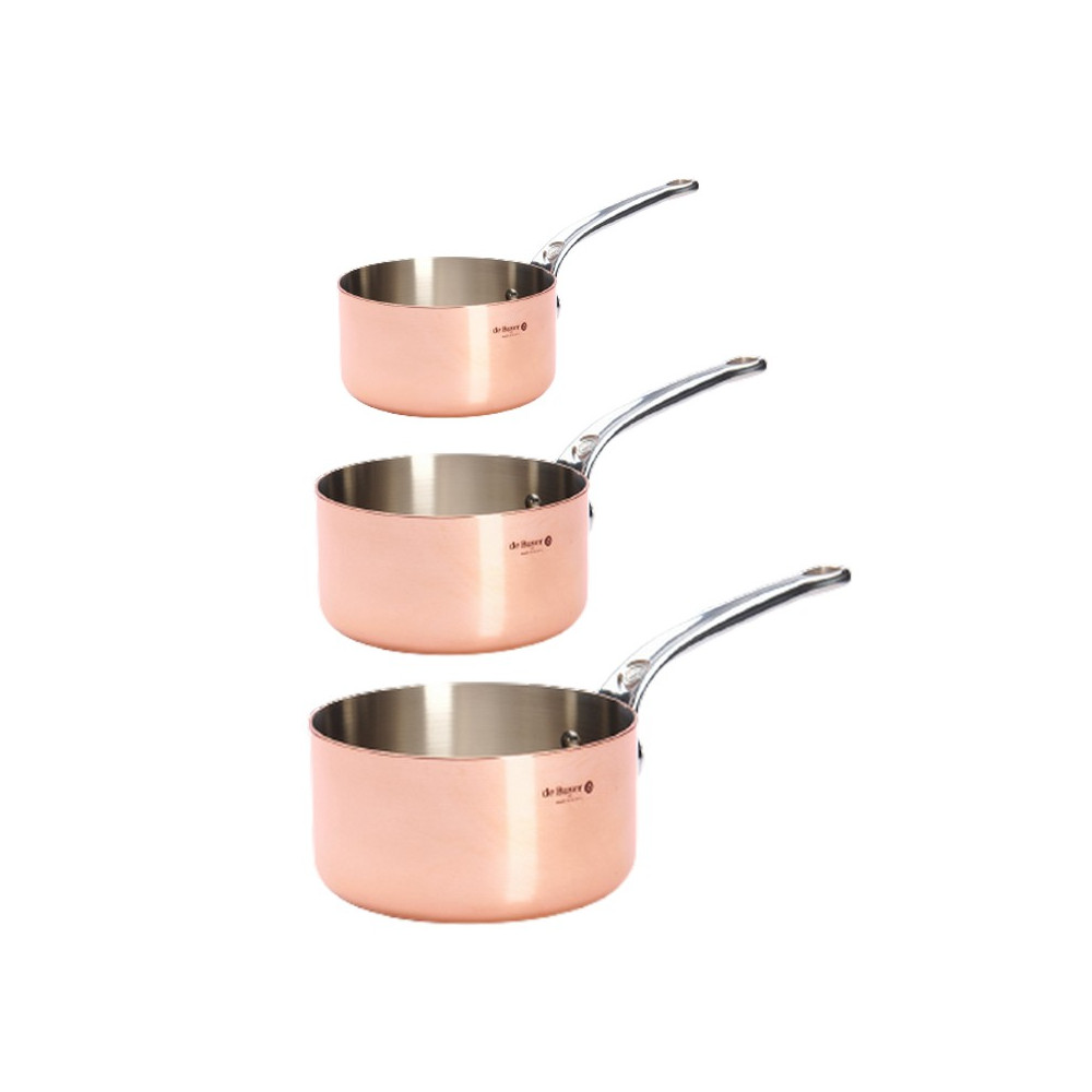 de Buyer Inocuivre Copper Tradition Stew Pan
