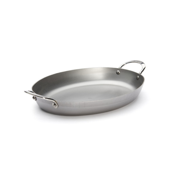 De Buyer Minéral B oval roasting pan dish 36cm