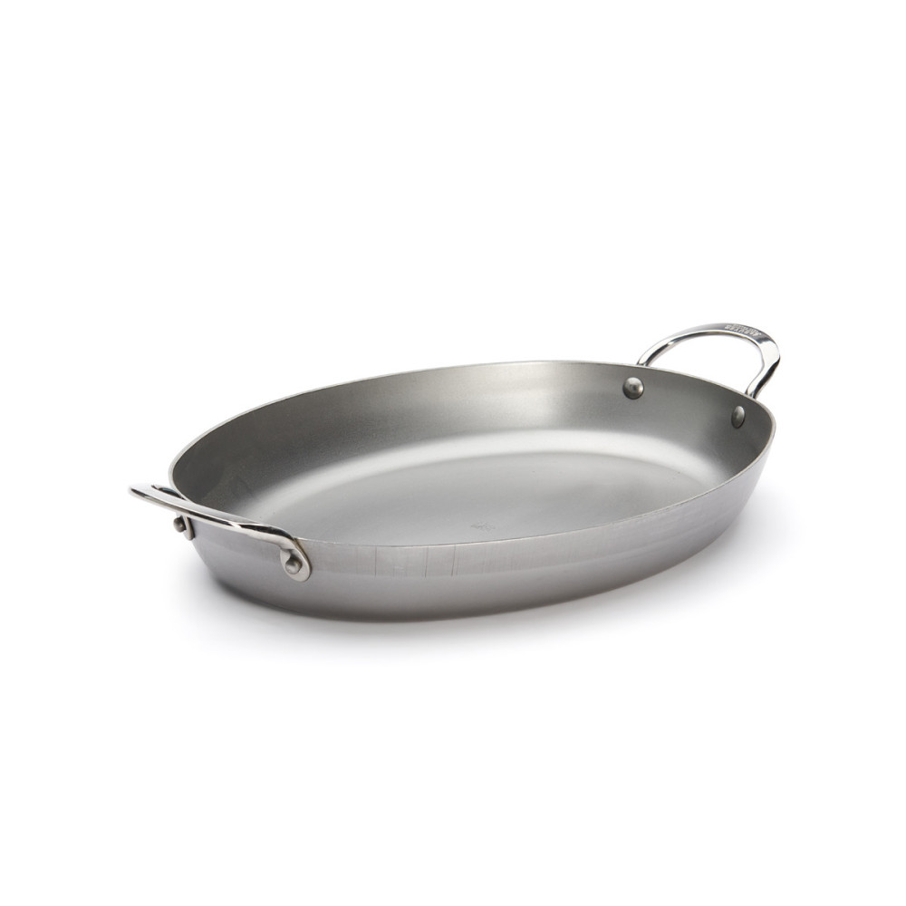 De Buyer Minéral B oval roasting pan dish 36cm