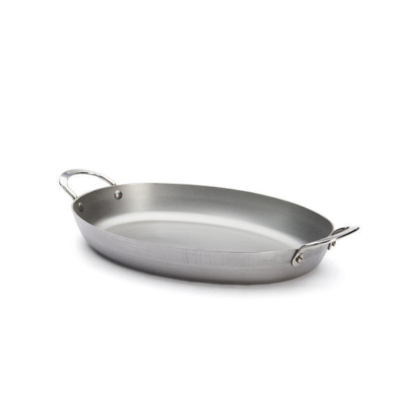 De Buyer Minéral B oval roasting pan dish 36cm