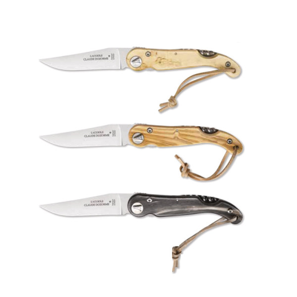 Claude Dozorme Corkscrew pocket knife Le Baroudeur - 3 finishes