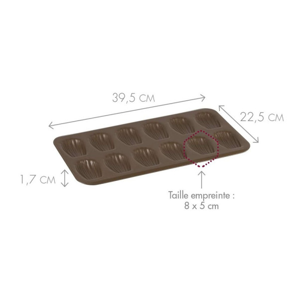 Gobel non-stick baking tray for 12 madeleines