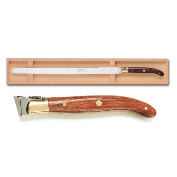 Claude Dozorme Salmon knife exotic wood