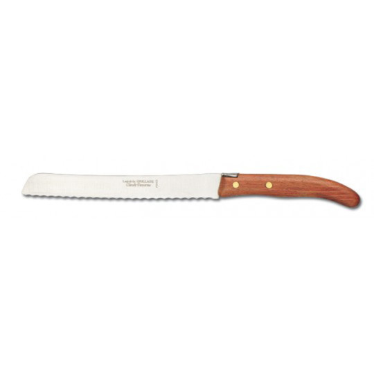 Claude Dozorme 19cm wooden grill bread knife - 2 finishes