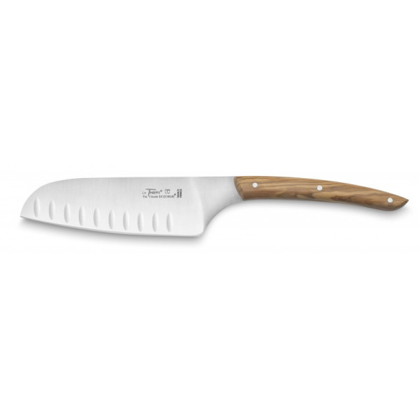 Claude Dozorme 13cm honeycomb Santoku knife - 2 colors
