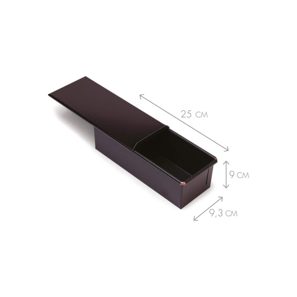 Non-stick bread mold 25cm with lid - GOBEL