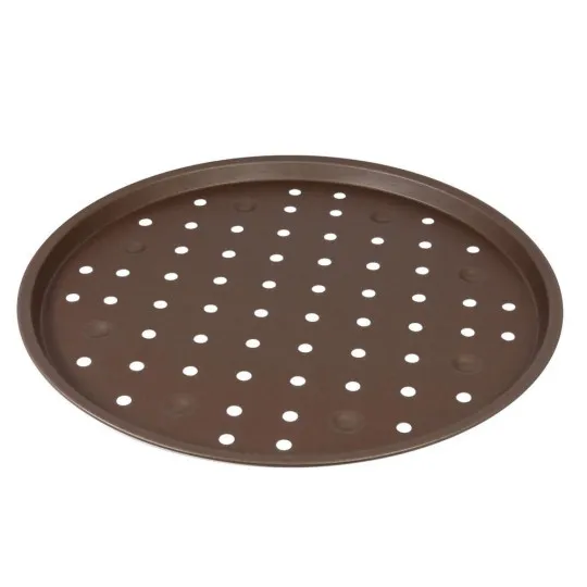 GOBEL non-stick perforated pizza tray 34cm