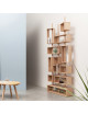 Drugeot Manufacture 3 MATS bookcase in solid oak