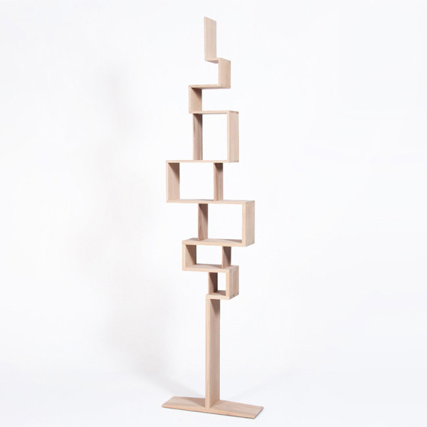 Drugeot Manufacture Glycine bookcase in solid oak