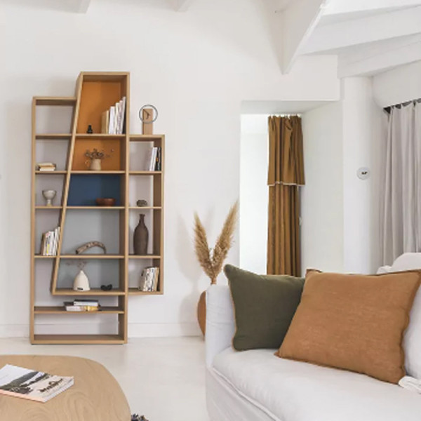 Drugeot Manufacture Voile solid oak bookcase - 14 colors