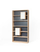 Drugeot Manufacture Mixage 100 solid oak bookcase - 14 colors