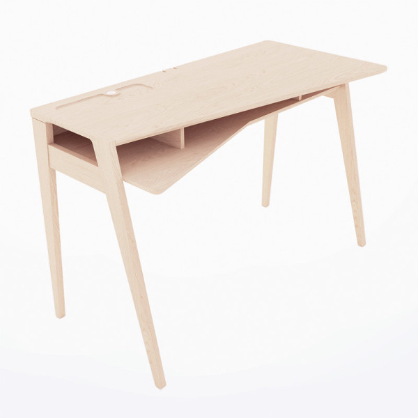 Drugeot Manufacture Zoé solid oak desk