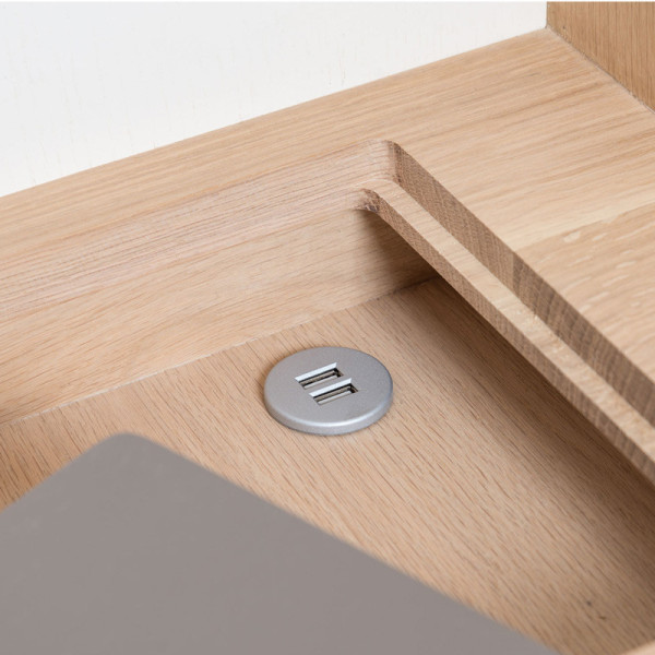 Drugeot Manufacture Compas solid oak desk - 14 colors